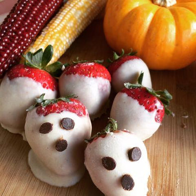 Spooky Strawberry "Ghosts"
